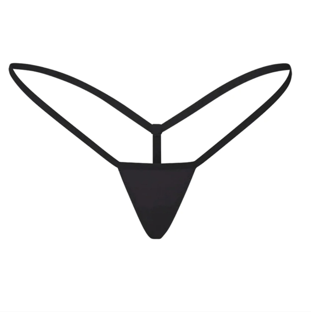 SKIMS fits everybody micro thong in Onyx